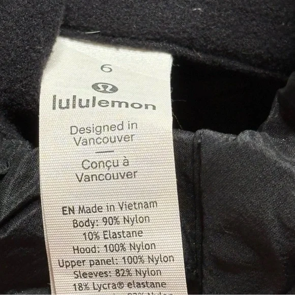 Lululemon Down For It All Jacket